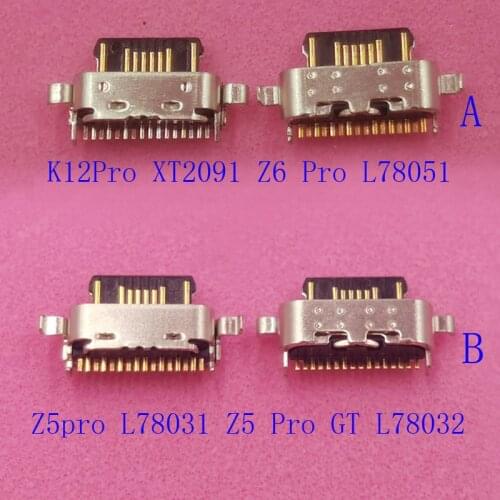 1Pcs Usb Charger Micro Charging Doct Port Connector For Lenovo K20 Z6 Z5 Pro Z6Pro L78051 Z5pro GT L78031 Z5proGT L78032 Plug