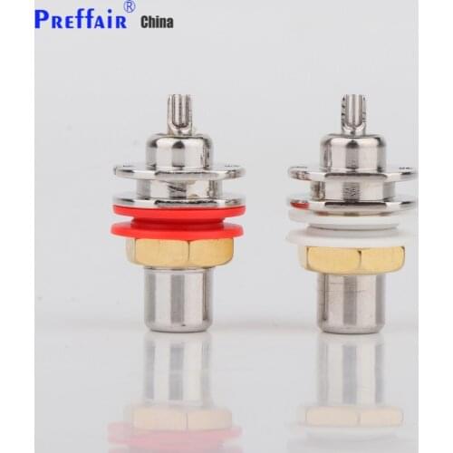 4pieces High Perfomance rhodium plated Cardas GRFA Thick Female Jack RCA Connector