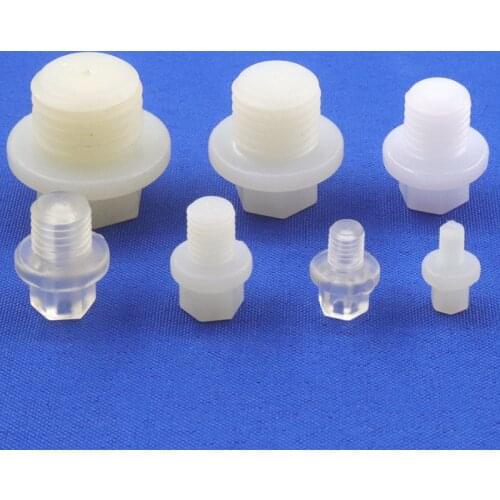 5~100pcs M4~M20 Male Thread Plastic End Plug Aquarium Adapter Irrigation Water Pipe Connector Hose Joints End Cap Pipe Fittings