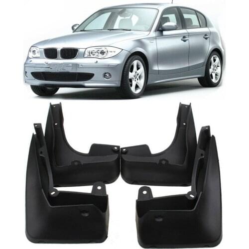 Car Decoration Front & Rear Splash Guards Mud Flaps fit for 2004-2011 BMW 1 Series 120i 130i E81 E87 Fender 4PCS/Set