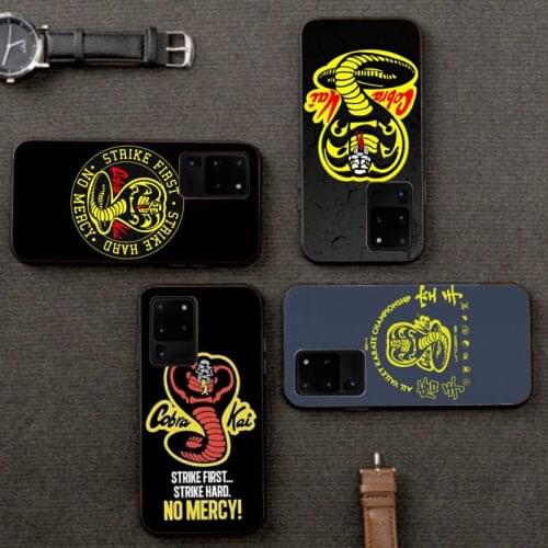 Cobra Kai Temporada 2 Caja Phone Case For Samsung S20 S10 S8 S9 Plus S7 S6 S5 Note10 Note9 S10lite