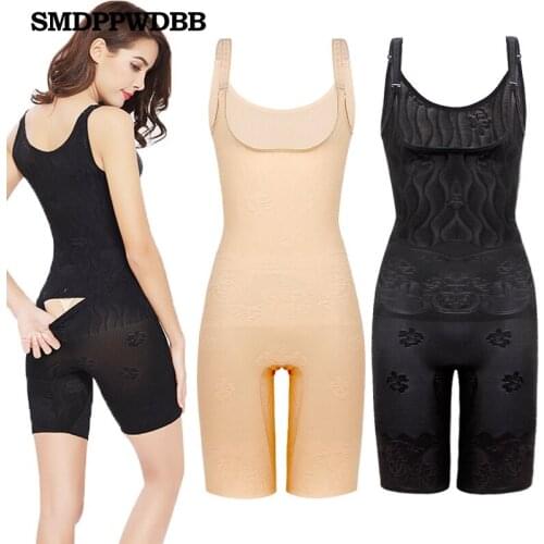 Women Full Body Shaper Reductive Girdles Underbust Corset Bodysuit Waist Trainer Butt Lifter Shapewear Slimming Underwear Pants