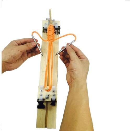 Bracelet Knitting Tool Wristband Knitting Tool DIY Wood Paracord Jig Bracelet Maker Wristband Maker