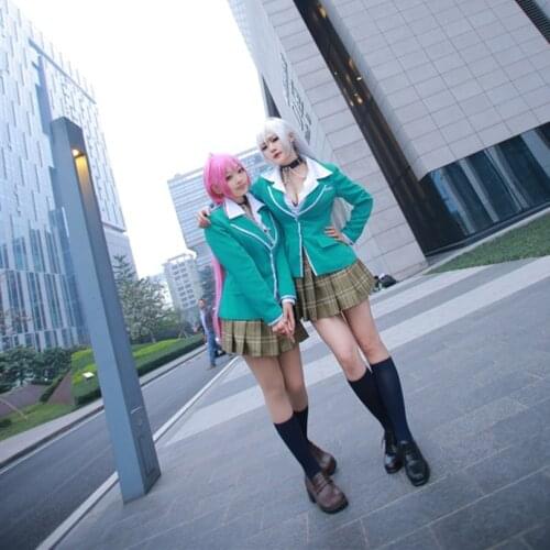 Rosario Vampire Moka Akashiya Uniform Cosplay Costume for Halloween Christmas Carvival Perfect Custom For You