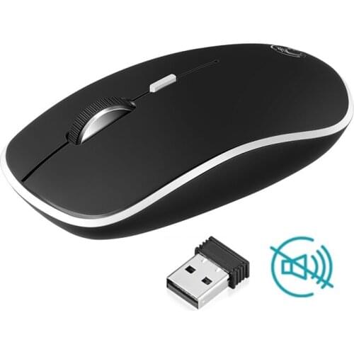 IMice Wireless Mouse Silent Computer Mouse 1600 DPI Ergonomic Mause Noiseless Sound USB PC Mice Mute Wireless Mice for Laptop