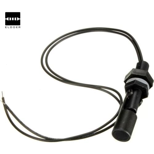 New Plastic Low Pressure Black Liquid Horizontal Water Level Sensor Float Switch Tank Pool Fish Bowl Water Level Sensors