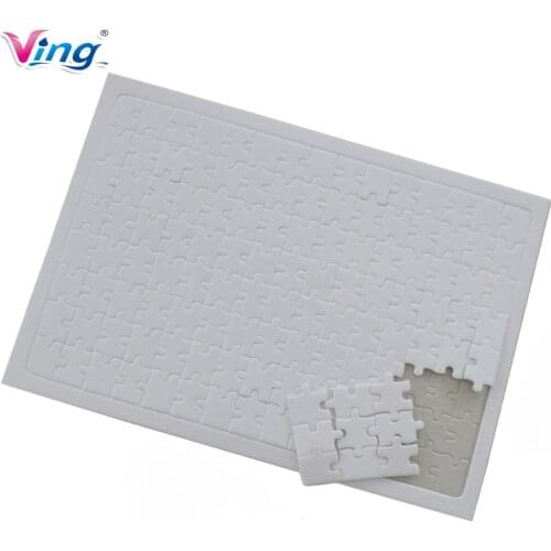 8.2" x 11.4" Pearlescent UV Printing Rectangle Blank Jigsaw Puzzle Child DIY Games Toy (20pcs/pack)