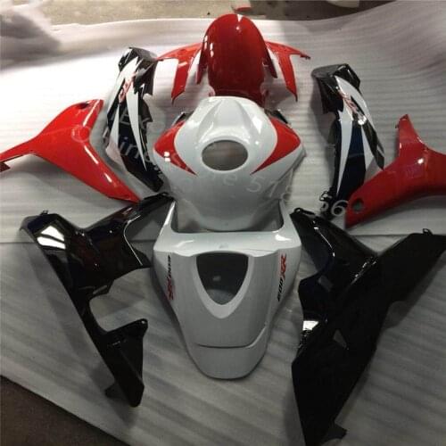 Fit motorcycle body kit for honda CBR 600 RR 2007 2008 CBR600RR 07 08 white red black motorcycle Fairing Injection mold