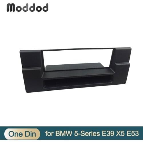 For BMW 5 Series E39 X5 E53 Radio CD GPS DVD Stereo CD Panel Dash Din Audio Fascia Mount Installation Trim Kit Frame