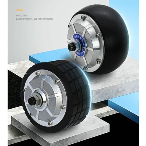 4.5-inch DC24V300rpm 6N.M dual-shaft hub servo motor,1024 photoelectric encoder,robot AGV logistics small wheel,driver optional