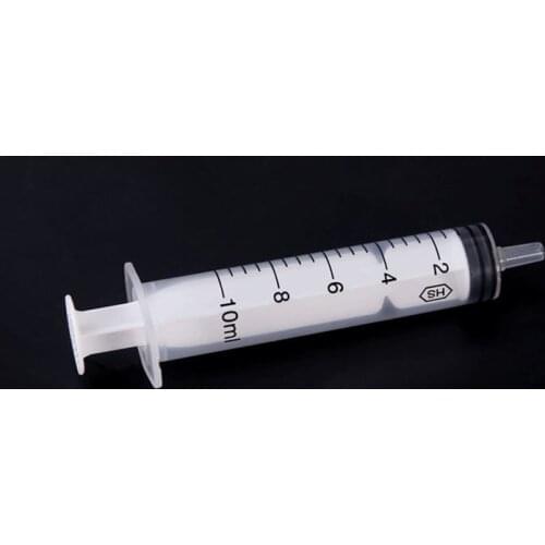 50 pcs 10 ml disposable Syringes Plastic Sterile Syringe With 0.7mm Pointed Tip Needle and Storage Cap For Dispensing Adhesives