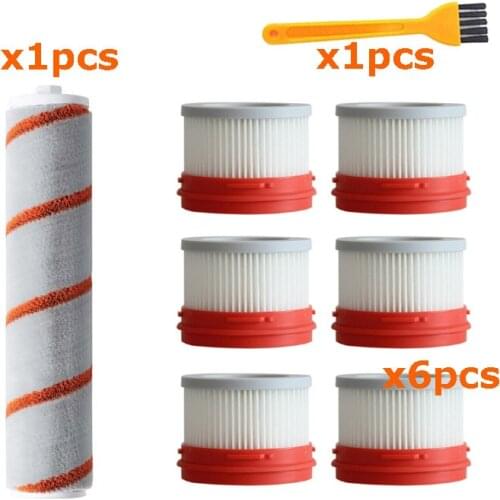 Replacement HEPA Filter Roller Brush kit for XIAOMI Dreame V9 V9P V10 Handheld Cordless Vacuum Cleaner Spare Parts Accessories