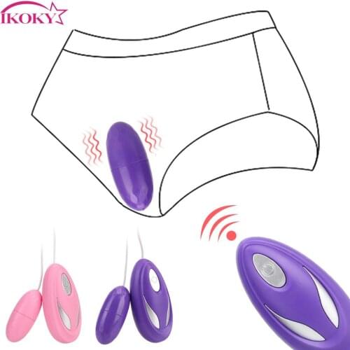 Clitoris Stimulate Jump Egg Vibrator Vagina Massager Sex Toys For Women G-spot Vibrators Remote Control 10 Frequency