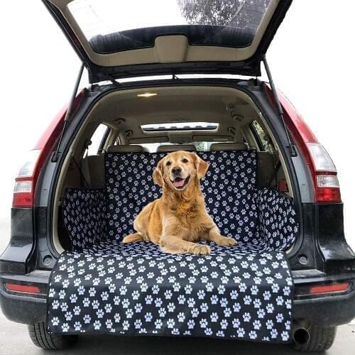 Dog Carriers Bag Waterproof Pet Car Seat Cover Mats Rear Back Hammock Protector With Safety Belt Transportin Perro Dog Bag