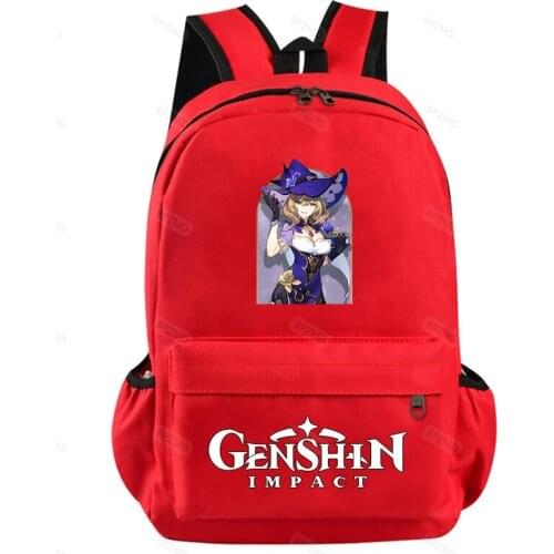Genshin Impact Women Backpack Waterproof School Bags For Teenage Girls Men Bookbag school student bag