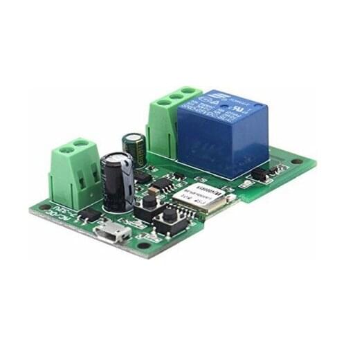 DC 5V-12V Jog self-lock Smart WiFi Wireless Switch the Relay Module APP Control