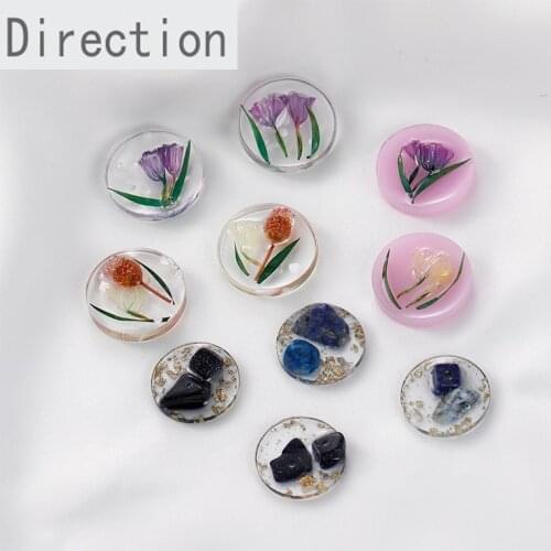 Spring transparent three-dimensional resin wafer dried flower shell gravel diy Japanese handmade jewelry accessories materials