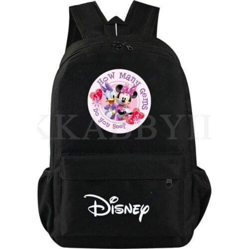 Disney Mickey Backpack Simple Waterproof Bag Laptop Backpack for Women Men LightWeight Travel Bag Schoolbag