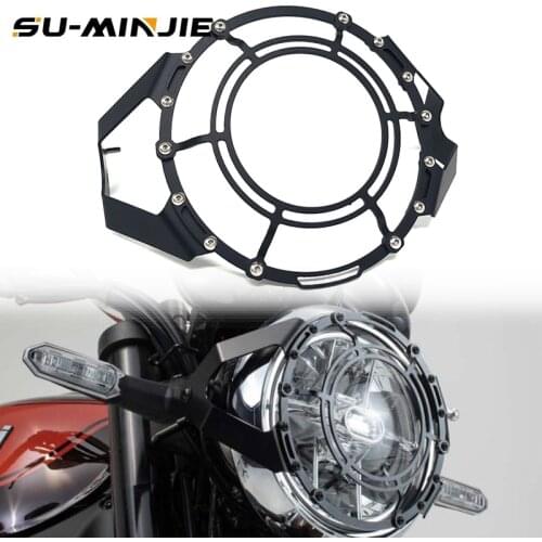 Motorcycle Headlight Protector Retro Grill Light Lamp Cover Front Headlight Grille Cover Protector For Kawasaki Z900RS 2017-2020