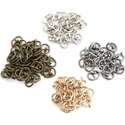 10PCS 5.5MM Mini Ultra-small Tri-glide Buckle Belt Buckle Doll Bag Buckle Diy Bjd Blyth Doll Buckle Shoes Accessories