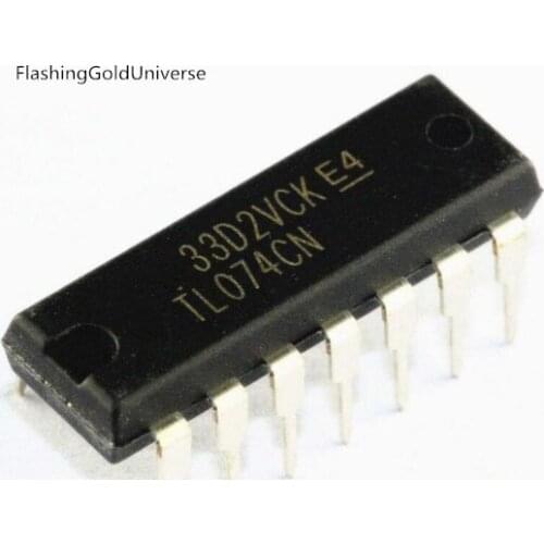 Free Shipping 100PCS/LOT TL074 TL074CN DIP-14 New original