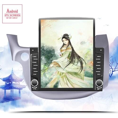 2.5D IPS Android 10.0 9.7 Tesla screen Car Radio Multimedia Player Navigation For Honda jazz 2007 2008 2009-2012 2din dvd GPS