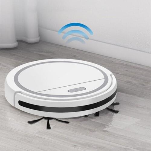 3 in 1 Intelligent Voice Sweeping Robot Automatic Smart Floor Carpet Cleaning Machine USB Rechargeable Vacuum Cleaner