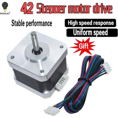WAVGAT 4-lead Nema17 Stepper Motor 42 motor Nema 17 motor 42BYGH 40MM 1.7A (17HS4401) motor for CNC XYZ