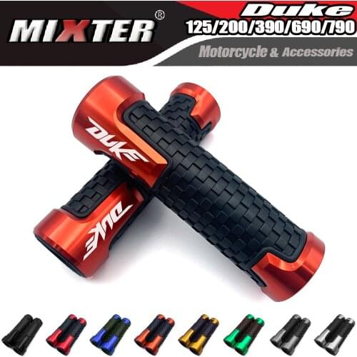 Motorcycle Accessories CNC 22mm Hand Grips Rubber Gel Handle Grip Handlebar For Duke125/200 DUKE390 690 duke 790 Duke All Year