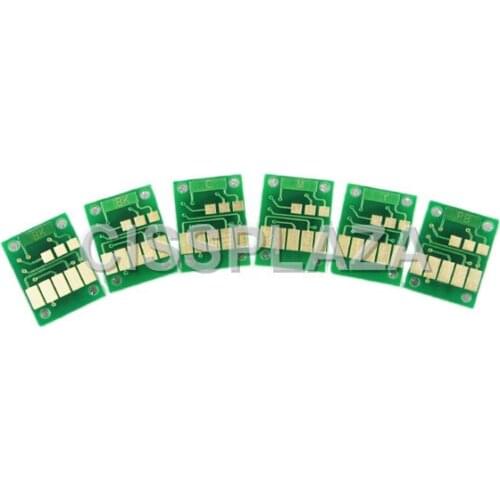 CISSPLAZA 6colors BCI380 BCI-380 381 chip compatible For canon PIXUS TS8130 TS8230 printer chips