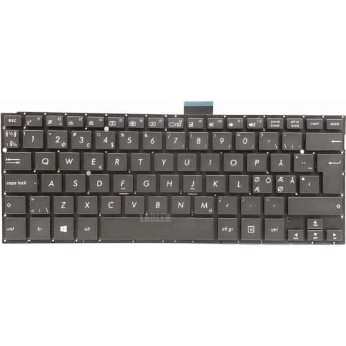 Danish Swedish Norsk Finnish Nordic backlit keyboard for Asus TP301UA/TP301UJ/Q303UA,No backlit sheet