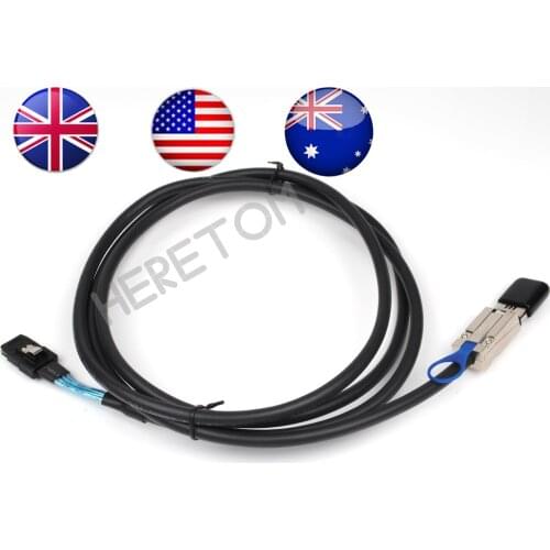 Sata cable Mini sas 26P SFF-8088 TO Mini SAS 36P Mini-SAS 26P TO SFF 8087 SAS Adapter Transfer Cable 2M