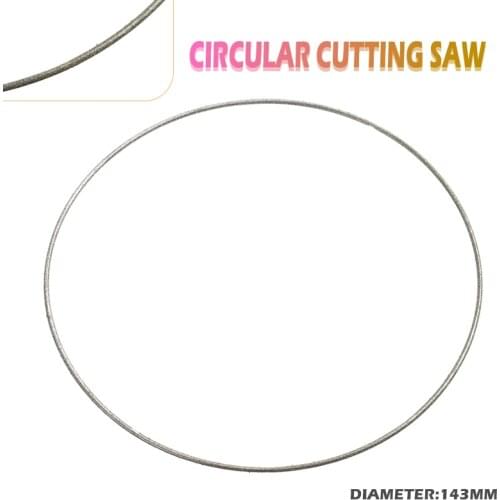 Saw Blades 3 Ring Saw Blade D143mm Stained Glass Replacement Blade for Gemini Taurus 3 Ring Band Saw