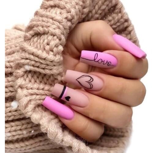 12pcs Nail Sticker Fashion Patterns Nails Art Stickers Decals Adhesive Tip DIY Manicure Decoration Home Salon Use