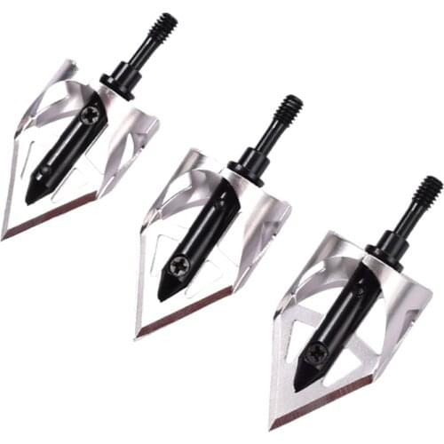 100 grains Broadhead Arrow Heads Shooting Beast Point Tip for Carbon Arrow Bolt Archery Bow Outdoor Target Hunting Free Shipping