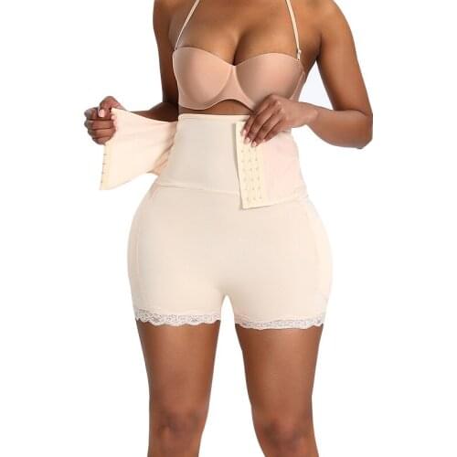 New Lace Fake Butt Padded Underwear, Waist Protection, Buttocks, Hips and Hips, High-waisted Womens Body Shaping Pants