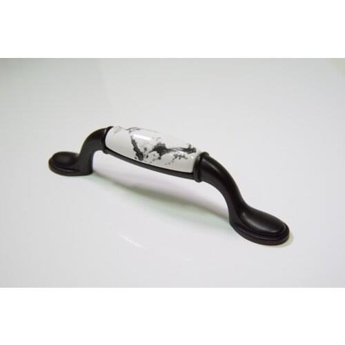 Wholesale 10pcs lot wash painting porcelain furniture handle,kitchen door handles and knobs,kitchen handles