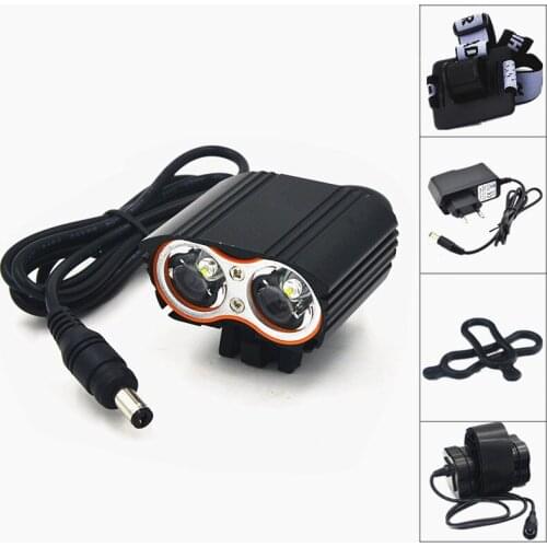 New XM-L T6 Front led bicycle headlight bike led bicycle lamp cycling light bike accessories with Waterproof Battery Pack