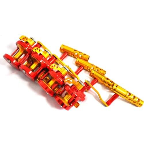 CNC Full Metal Overhead Jigging Reel Saltwater Red Ocean Boat Fishing 11BB Max 35Kg Power Drag Reel Casting Jigging