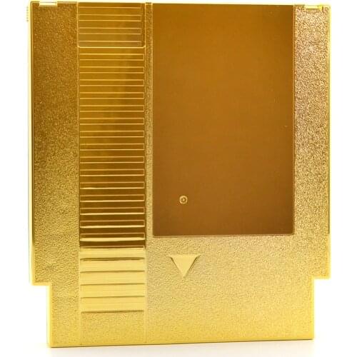 10pcs/lot Gold-plated 72 Pin Game Card Shell for NES Cover Plastic Case for NES Game Cartridge Replacement Shell