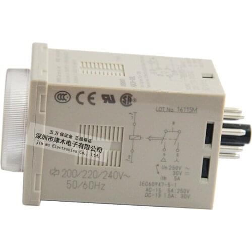 Time relay H3CR-G8L timer 8 pin AC 6months warranty