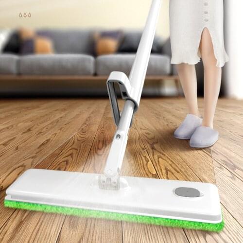 Flat Spray Mop Floor Spin Touchless Bucket Cloth Squeeze Mop Microfiber Swiffer Wetjet Nettoyage Maison Home Cleaning DK50MP