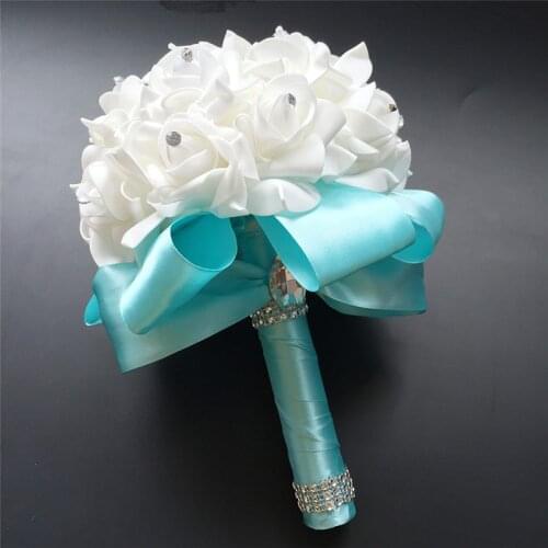 Wedding Bouquets for Bridesmaids Decoration Wedding Bouquet Flowers Marriage Accessories Small Bridal Bouquets Foam Flower