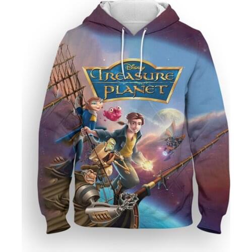 Treasure Planet Mens Clothing Disney 3D Print Cartoon Anime Boy Girl Kids Hoodies Spring Streetwear Women Sweatshirt