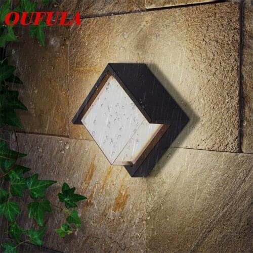 OUTELA Outdoor Wall Lamps Fixture Modern LED Sconce Waterproof Contemporary Creative Decorative For Corridor Balcony Courtyard