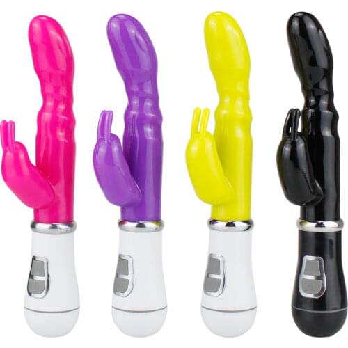 Dildo Vibrator Waterproof sex toy Double Rod Masturbation rabbit vibrator utensils Adult Sex product Vibrator For Women Sex Shop