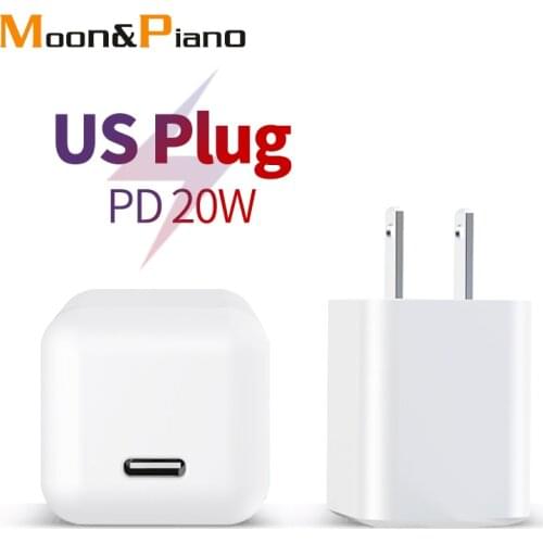 PD 20W US Mobile Phone Charger Type-c Interface Port Adapter the United States Japan Thailand Canada Travel Fast Charging