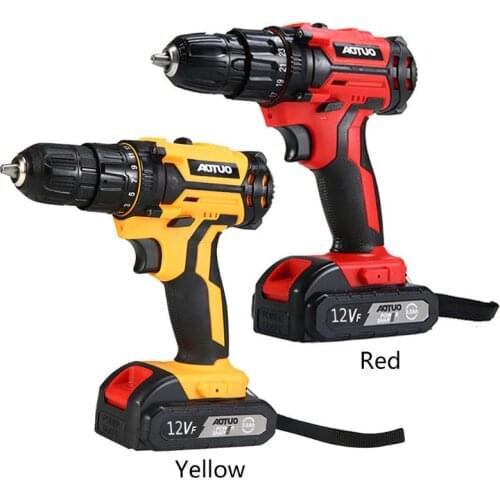 12V LED Light Electric Screwdriver Wireless Power Driver DC Rechargeable Lithium-Ion Battery Home Waterproof,Drop, Leakage Power