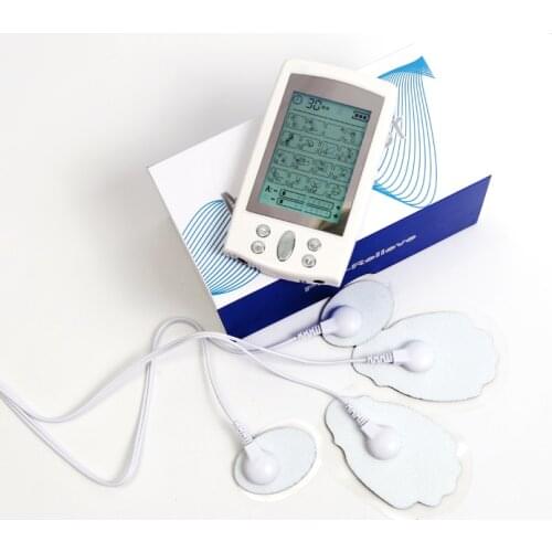 16 Modes Dual Output TENS Unit Electronic Pulse Physiotherapy Device body Muscle TherapyPulse massager Electric Stimulation