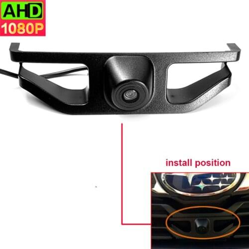 Night Vision CCD Car front grille camera for New Subaru Forester 2016 parking assit wide angle waterproof Support NTSC/PAL